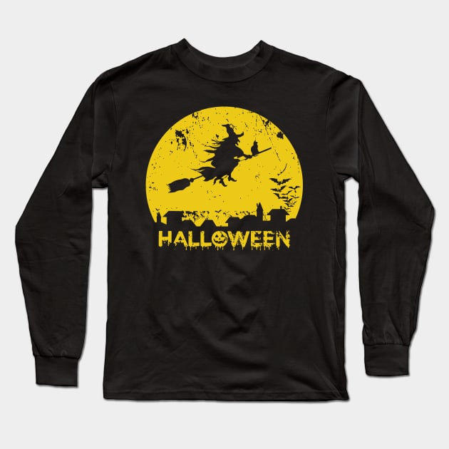 Halloween tee design birthday gift graphic Long Sleeve T-Shirt by TeeSeller07